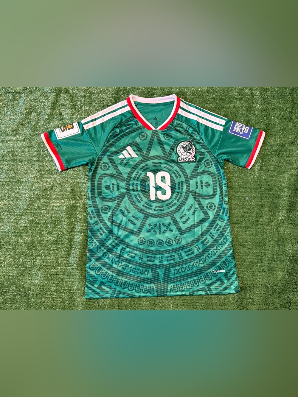 Gilberto Mora #19 Mexico Home Jersey 26/27 - Picture 2 of 2